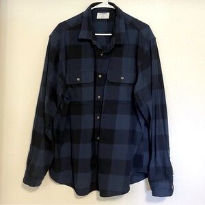 Old Navy Double Brushed Buffalo Plaid Flannel Shirt